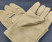 Short Thick Leather High Temperature Welder Gloves Full Leather Welding Welder Gloves Suede Leather Welding Gloves