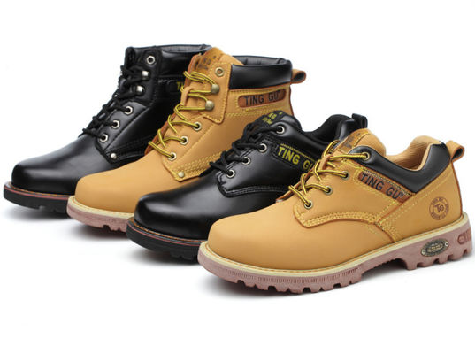 Construction Workers Safety Shoes Anti Smashing And Anti Stab Boots High Top British Martin Boots