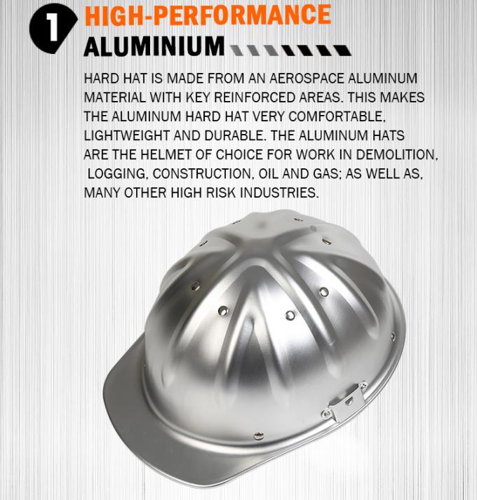 Casque de sécurité en aluminium modèle de casque antichoc de Kseibi V pour la soudure