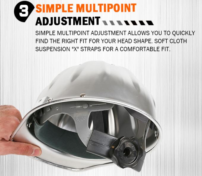Casque de sécurité en aluminium modèle de casque antichoc de Kseibi V pour la soudure